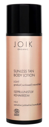 JOIK Organic Sunless Tan Body Lotion Light