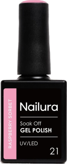 Nailura Gel Polish 10 ml 21 Raspberry Sorbet Nailura Gel Polish 10 ml 21 Raspberry Sorbet