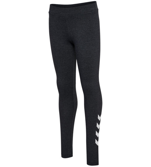 Hummel Leggings hmlJR Black Melert 12 år 152 Leggings Grå Svart Hummel Leggings hmlJR Black Melert 12 år 152 Leggings Grå Svart