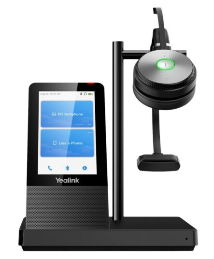 Yealink Wh66 Mono Uc - Hodesett - Full Størrelse - Dect - Trådløs