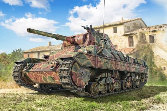 Italeri 1/35 Carro Armato P40 Plastbyggesett med Foto-etsede Deler