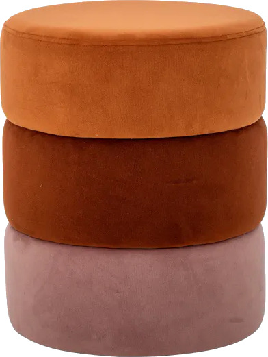 Bloomingville Bilbao Puff Oransje