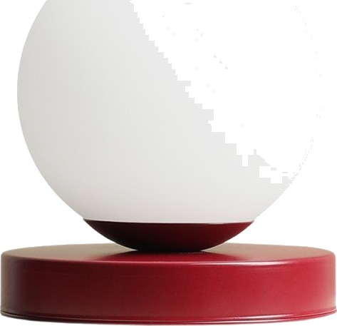 Aldex Ball bordlampe rød Ø17 cm