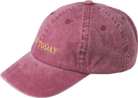 Jack & Jones Jacsoft Base Logo Washed Cap Sn Burgundy ONE SIZE
