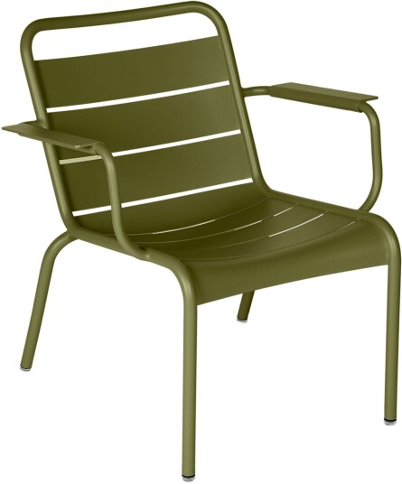 Fermob - Luxembourg Lounge Armchair, Pesto - Utendørs Lenestoler - Frédéric Sofia - Metall