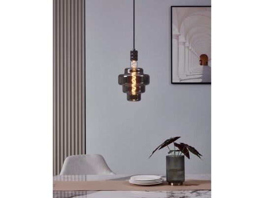 Eglo E27 Led Or150 Røgfarvet Dekorationspære Med Spiral Og Varmt Hvidt Lys Eglo E27 Led Or150 Røgfarvet Dekorationspære Med Spiral Og Varmt Hvidt Lys