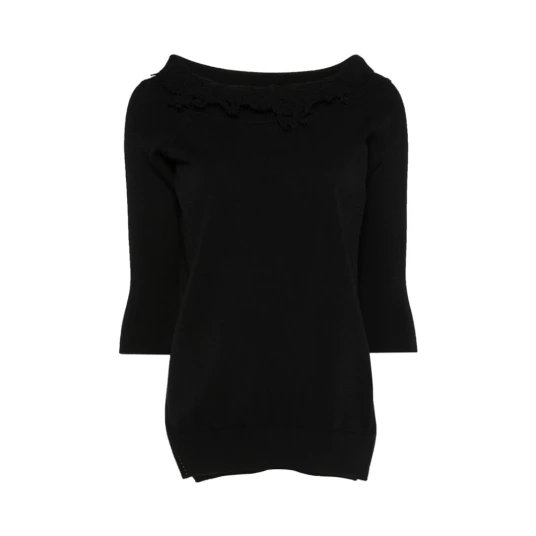 Ermanno Scervino Dame Strikkevarer Svart L