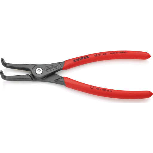 Knipex 49 21 A31 Låseringtang 210 mm Kromvanadiumstål Rød Knipex 49 21 A31 Låseringtang 210 mm Kromvanadiumstål Rød
