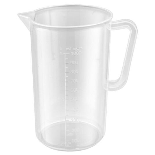 PULSIVA Målebeger Smart 1l 12x17 cm (ØxH) Transparent