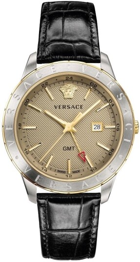 Versace Herreklokke VEBK00218 Univers Brun/Lær Ø43 mm Versace Herreklokke VEBK00218 Univers Brun/Lær Ø43 mm
