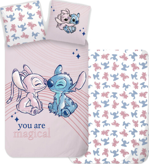 BrandMac Bed Linen Junior Lilo 6021 - 100X140, 40X45 Cm - Pink - 100X140.40X45CM