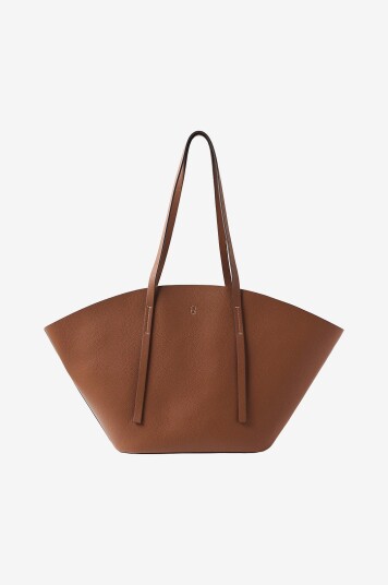 Gina Tricot Vesken Wide Shopper Bag Brun Gina Tricot Vesken Wide Shopper Bag Brun