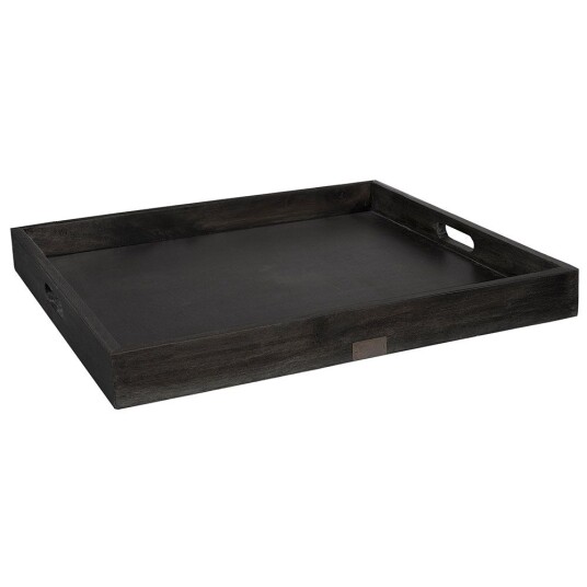Artwood Serveringsbrett Kings Road 55 X 55 Cm Svart Tre Artwood Serveringsbrett Kings Road 55 X 55 Cm Svart Tre