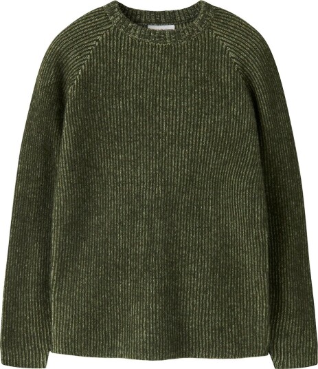 Name It Genser - Strikk - NkmRosla - Olive Natt - Name It - 6 år (116) - Genser Armygrønn Grønn