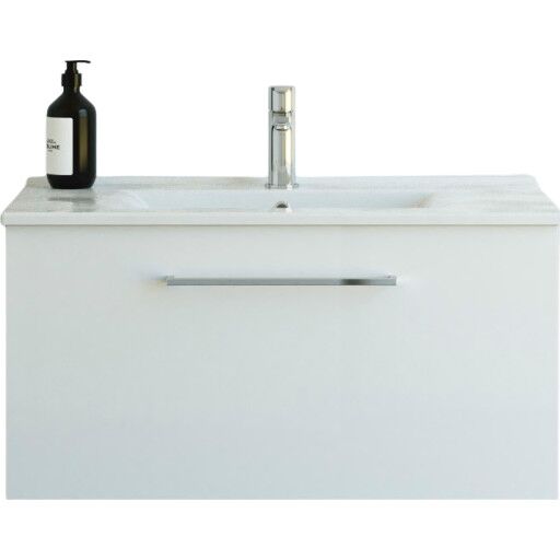 Dansani Mido+ møbelpakke 81x45,5 cm hvit høyglans