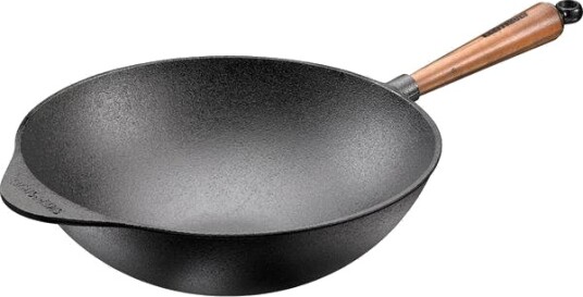 Skeppshult Wokpanne støpejern 32 cm