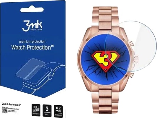 3mk Watch Protection v. FlexibleGlass Hybrid Glass on Michael Kors Gen 6 Bradshawmob