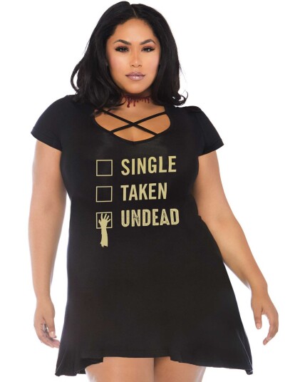 Undead Kostymekjole med Lommer Strl 3XL/4XL