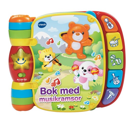 Babybok med musikkramme se vtech