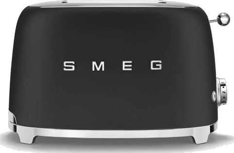 Smeg 50's Style Brødrister 2 skiver Matt Svart TSF01BLMEU