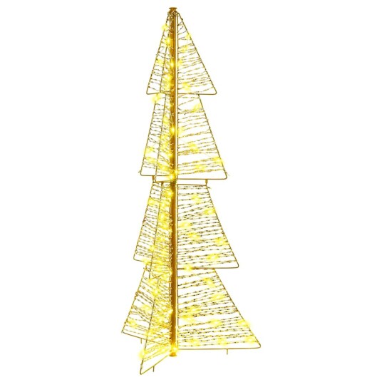 Juletre med 100 LED Varmhvit 120 cm PET