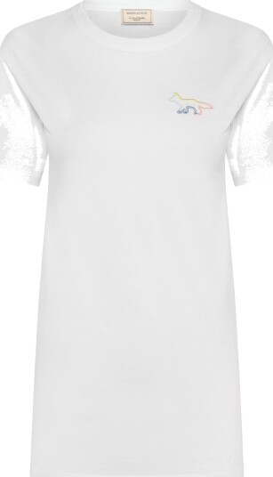 Maison Kitsune Fitted Tee Shirt White XS