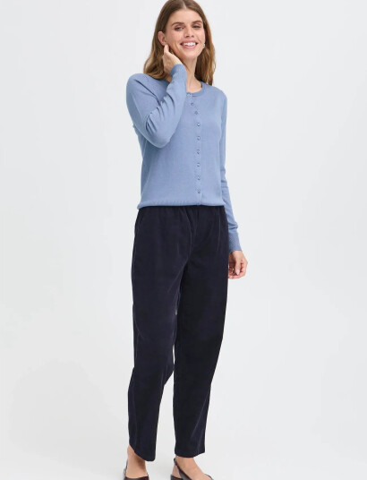 Fransa Frzubasic 60 Cardigan - Blue - XS