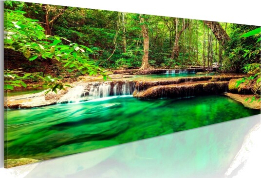 Bilde Emerald Waterfall 135x45 Artgeist sp. z o. o.