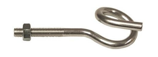 Habo 71340 Trapeskrok M8 x 100 mm 115 Z 2-pakning Innfesting