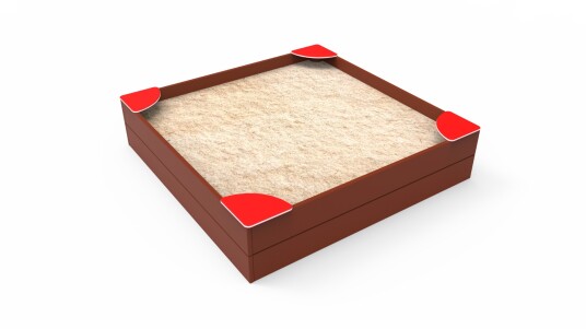 Firkantet sandkasse   1,8m