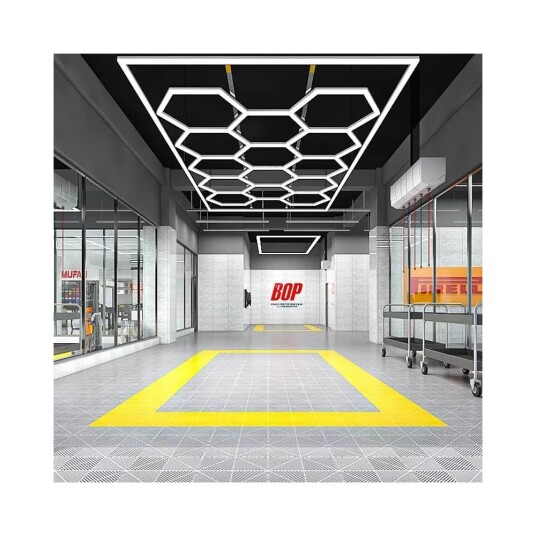 Hexagon LED 14 felter + ramme komplett sett RA95 591W inkludert strømtilkobling Dimbar : Ikke dimbar Kulør : Nøytral Hexagon LED 14 felter + ramme komplett sett RA95 591W inkludert strømtilkobling Dimbar : Ikke dimbar Kulør : Nøytral