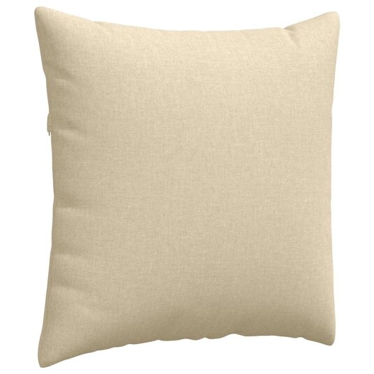 Sofaputer 2 pcs Krem 80 x 80 cm stoff