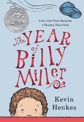 The Year of Billy Miller  A Newbery Honor Award Winner