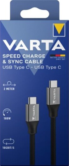 Varta Speed Charge & Sync Kabel Usb-c Til Usb-c Varta Speed Charge & Sync Kabel Usb-c Til Usb-c