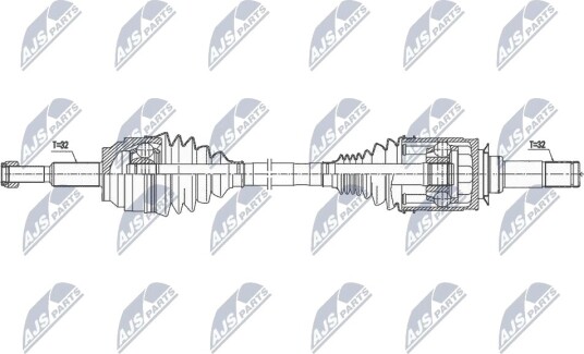 Nty Drivaksel NTY NPW CH 126