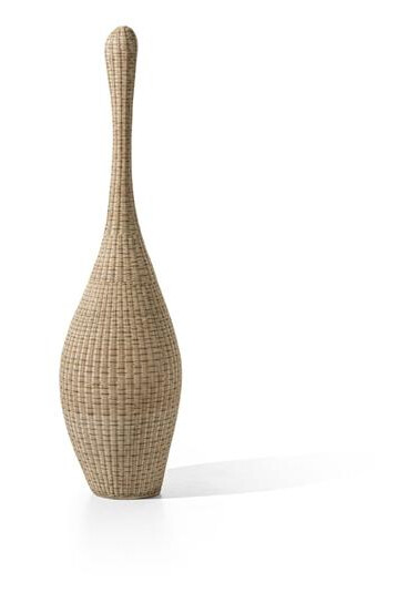Gervasoni Bolla Gulvlampe Stor Rattan