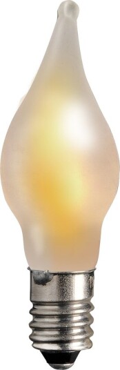 LED topplampe E10 flammepære 0.15W 3 pakk
