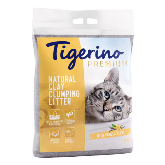Tigerino Canada Style Kattesand Vaniljeduft Økonomipakke: 2 X 12 kg Tigerino Canada Style Kattesand Vaniljeduft Økonomipakke: 2 X 12 kg