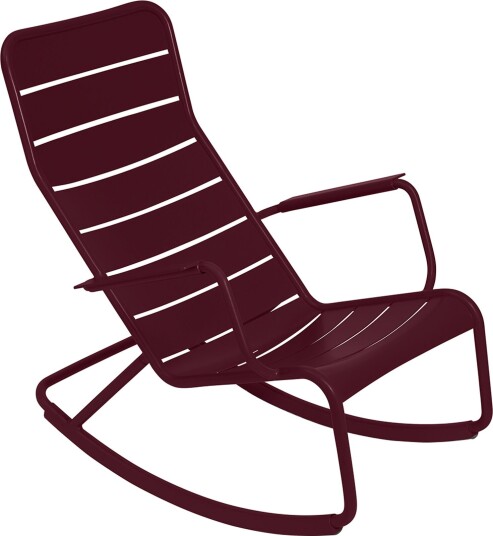 Fermob Luxembourg Rocking Chair Black Cherry Utendørs Lenestoler Frédéric Sofia Metall Fermob Luxembourg Rocking Chair Black Cherry Utendørs Lenestoler Frédéric Sofia Metall