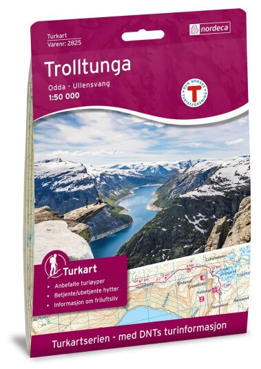 Ugland IT Nordeca Trolltunga, Odda - Ullensvang 1:50 000 Turkart Ugland IT Nordeca Trolltunga, Odda - Ullensvang 1:50 000 Turkart