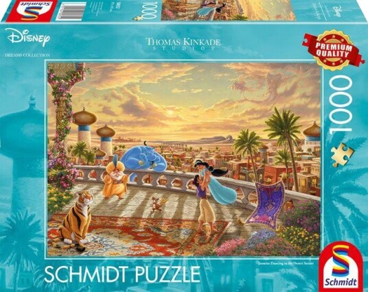 Schmidt Thomas Kinkade Disney Dreams Puslespill 1000 brikker Jasmin i ??rkensolen
