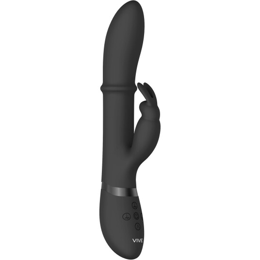VIVE VIVE Halo Ring Rabbit Vibrator Black VIVE VIVE Halo Ring Rabbit Vibrator Black