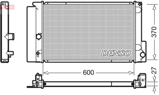 Radiator DENSO DRM50087 Radiator DENSO DRM50087
