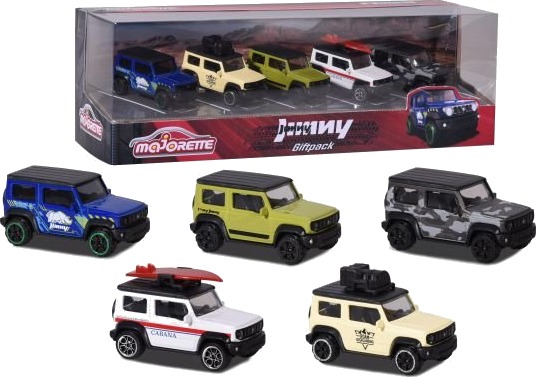 Majorette Suzuki Jimny Lekebiler 5 stk