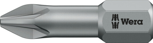 Wera 855/1 TZ PZ2 25 mm Bitsskrutrekker med 1/4" Feste