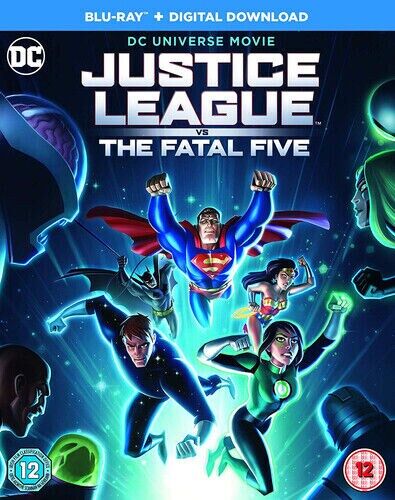 Justice League Vs the Fatal Five Blu-ray 2019 Sam Liu cert 12 Brand New