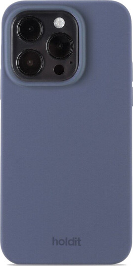 Holdit Iphone 15 Pro Deksel Silikon Pacific Blue