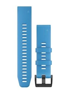 Garmin QuickFit Silikonreim 22mm (cyan blå)