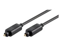 MicroConnect - Digital audiokabel (optisk) - TOSLINK hann til TOSLINK hann - 10 m - fiberoptisk - svart MicroConnect - Digital audiokabel (optisk) - TOSLINK hann til TOSLINK hann - 10 m - fiberoptisk - svart