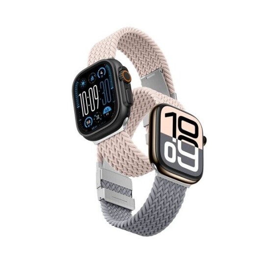 AmazingThing Blend Band Apple Watch 42mm 2 Pack Rosa Grå/Rosa